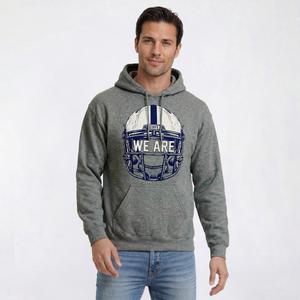 Mens Tailgate State Helmet Hooded Sweatshirt alternate view
