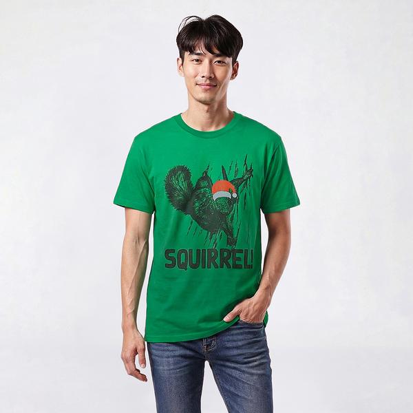 Young Mens Squirrel Short Sleeve Graphic Tee