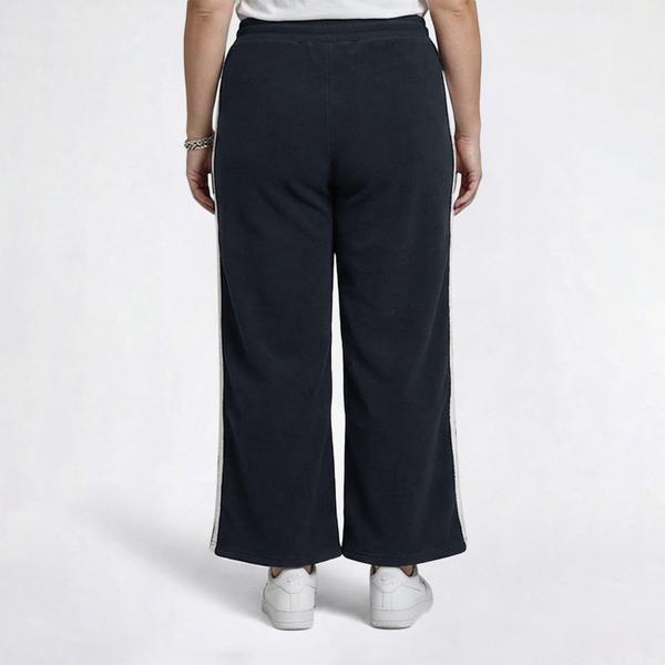 Juniors Plus No Comment Wide Leg Sweatpants with Eyelet Side Trim alternate view