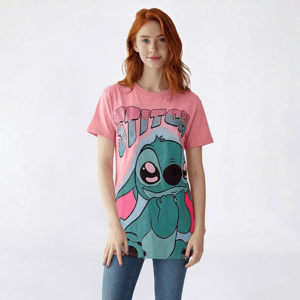 Juniors Freeze Jumbo Stitch Rhinestone Tee