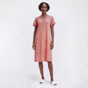Womens White Orchid Flutter Sleeve Cloud Knit Nightgown