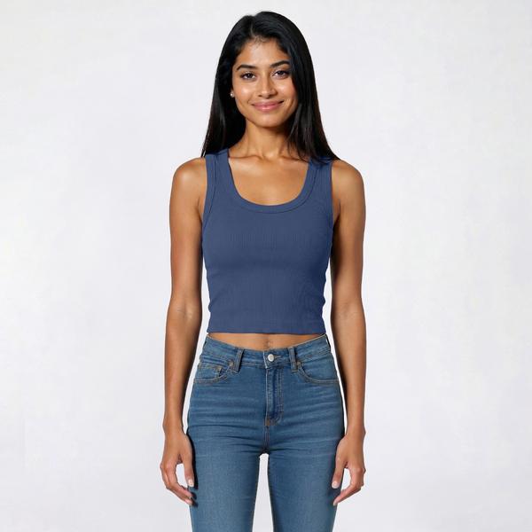 Juniors Wallflower Ashe Cloud Bra Cup Tank Top alternate view