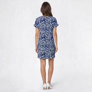 Plus Size Cocomo Dolman Sleeve Split Neck Floral Shift Dress alternate view