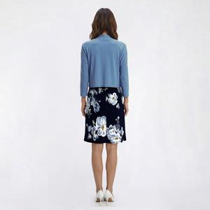 Petite Perceptions 3/4 Sleeve Floral Shift Jacket Dress alternate view