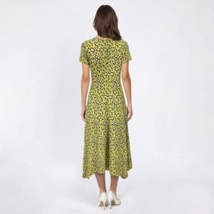 slim fit dress slacks Black Fit and Flare Dress Short Sleeve main image 0