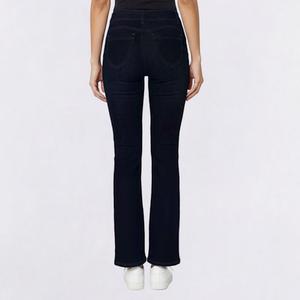 Womens d. jeans(R) Double Button Straight Leg Bootcut Jeans alternate view