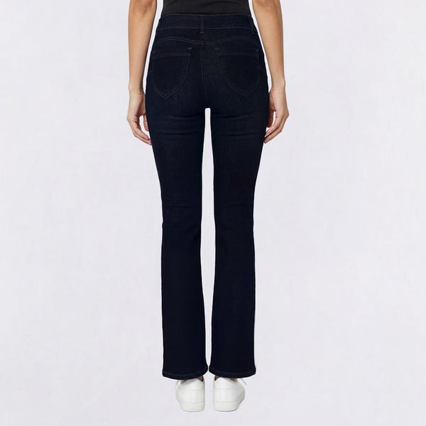Womens d. jeans(R) Double Button Straight Leg Bootcut Jeans alternate view