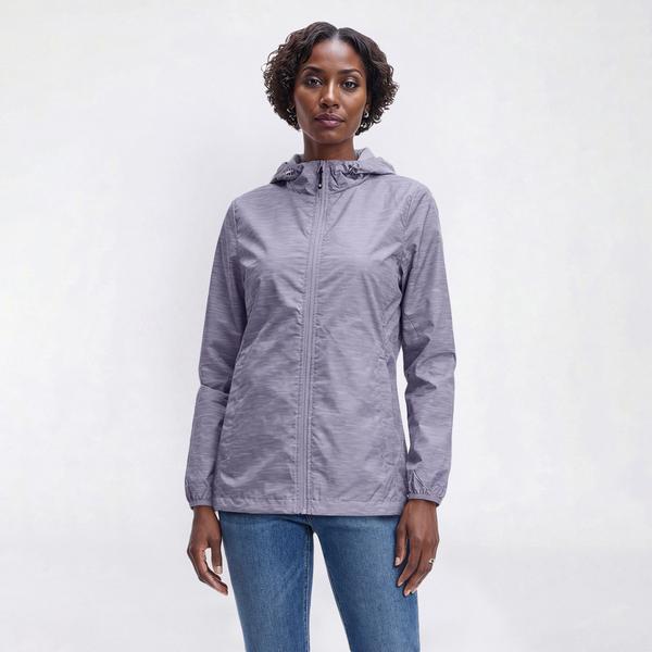 Plus Size Big Chill Packable Bonded Windbreaker