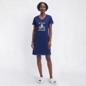 Womens Rene Rofe(R) Octopus Let The Sea Set You Free Nightshirt