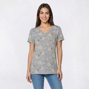 Womens Architect(R) Short Sleeve V Neck Daisy Tee