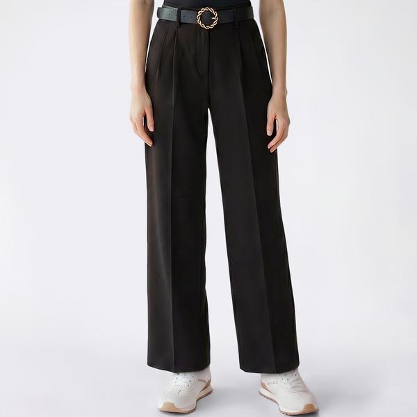 Juniors Love Tree Pleated O-Ring Belt Pants