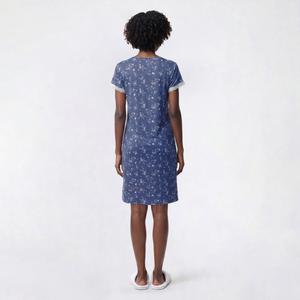 Womens Elizabeth & Nicole Short Sleeve Winter Bloom Nightshirt alternate view