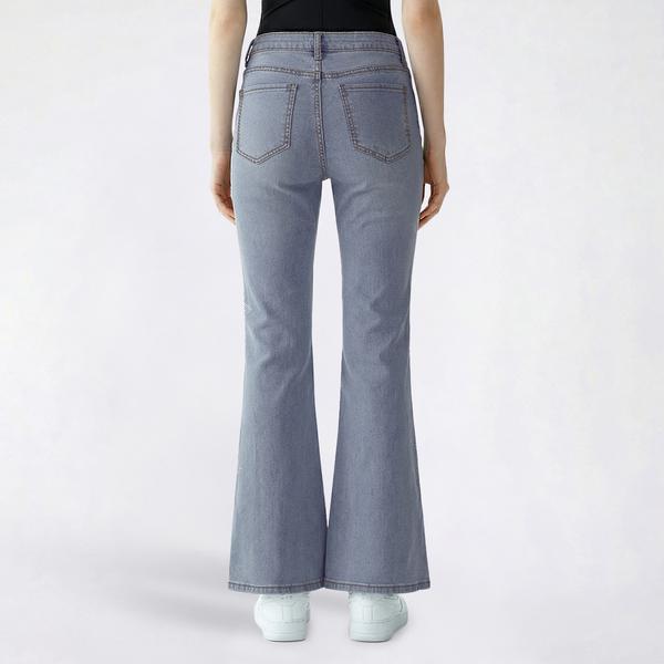 Juniors Madden Girl Mid Rise Rhinestone Star Flare Jeans alternate view