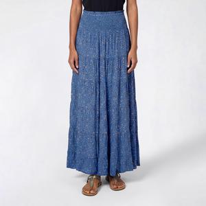 Juniors Angie Gauze Tier Maxi Skirt alternate view