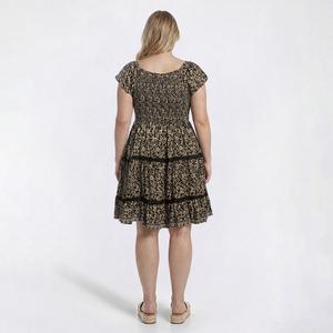 Juniors Plus Angie V-Neck Tiered Dress alternate view