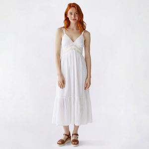 Juniors Angie Illusion Waist Double Midi Dress