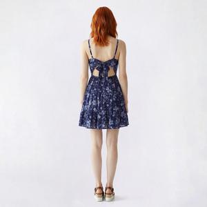 Juniors Angie Eyelet Keyhole Skater Dress alternate view