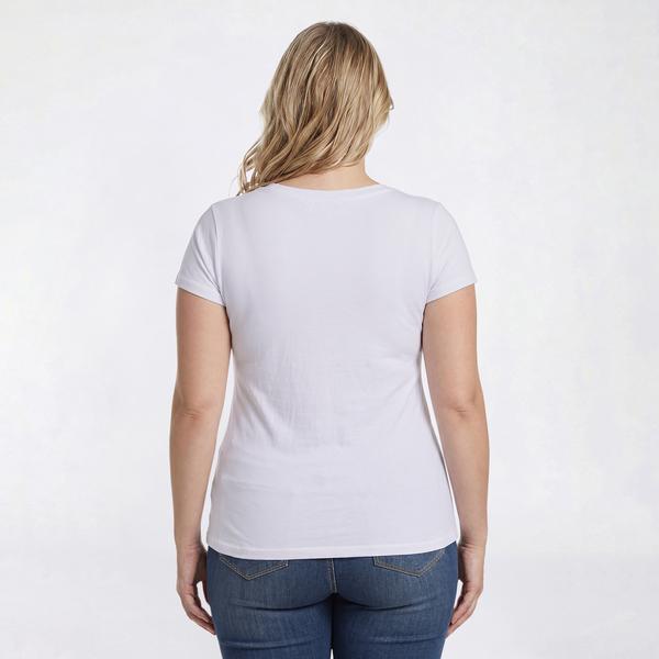 Juniors Plus Eye Candy Short Sleeve Round Neck Tee alternate view