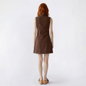 juniors brown dress Juniors Poppy Chiffon Dress main image 1