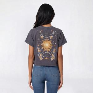 Juniors Attitude Not Included Sunflower Graphic Tee alternate view