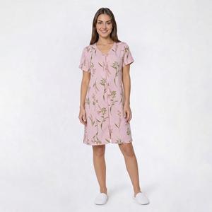 Womens Jasmine Rose Floral Blister Knit Zip Robe
