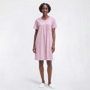 Womens Sophia by Rene Rofe(R) Ditsy Floral Lace Trim Nightgown