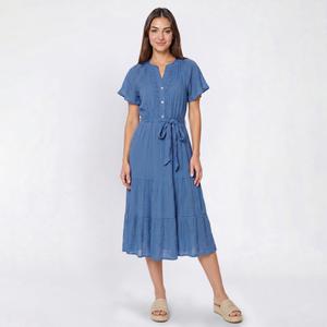 women's dresses daytime dowerme Women Sleeveless Lace Eyelet Cotton Tank Maxi Dress,Army Green,S Rompers Maxi Dresses Midi Dresses Mini Dresses Cocktail Women's Summer Dresses | J.Jill