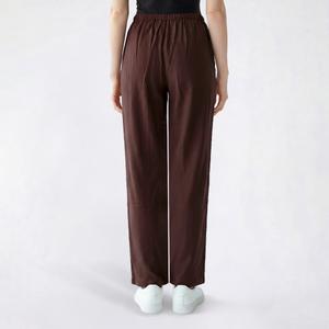 Juniors Hunter & Brown Linen Blend Wide Leg Tie Waist Pants alternate view