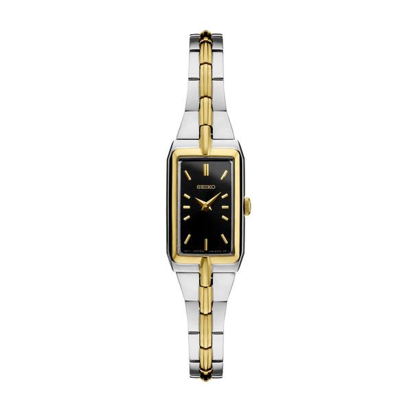 Womens Seiko Essentials Two-Tone/White Dial Watch - SWR046