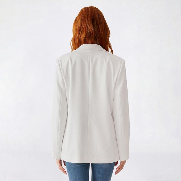Juniors Love Tree Vertigo 1 Button Oversized Blazer alternate view
