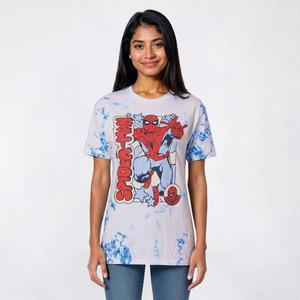 Juniors C-Life Ice Dye Spiderman Boyfriend Tee