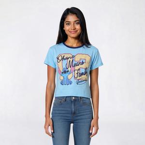 Juniors Freeze Stitch 02 Contrast Skimmer Tee