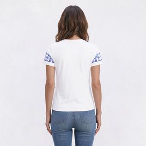 Womens Absolutely Famous Short Sleeve Crew Neck Floral Tee alternate view