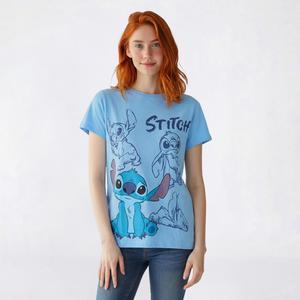 Juniors Freeze Stitch Poses Girlfriend Tee