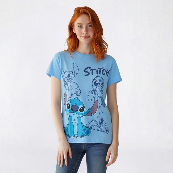 Juniors Freeze Stitch Poses Girlfriend Tee
