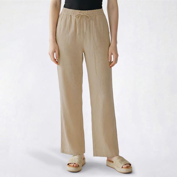 Juniors Hunter & Brown Elastic Waist Wide Leg Drawstring Pants