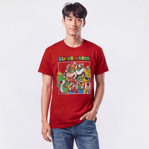Young Mens Nintendo Super Mario(tm) Characters Graphic Tee