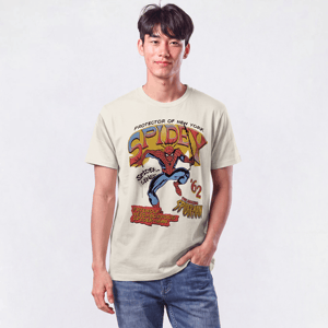 Young Mens Marvel Spidey Graphic Tee - Natural