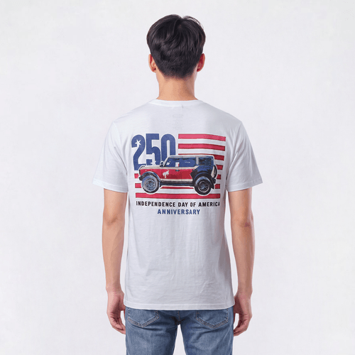Young Mens Ford Bronco 250 Graphic Tee alternate view