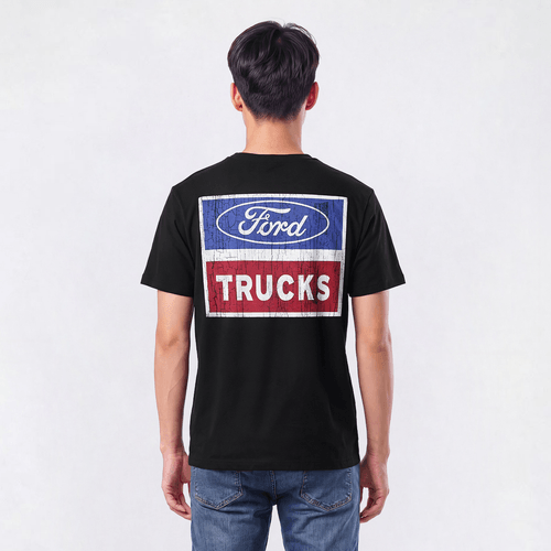 Young Mens Flea Circus Ford Trucks Graphic Tee alternate view