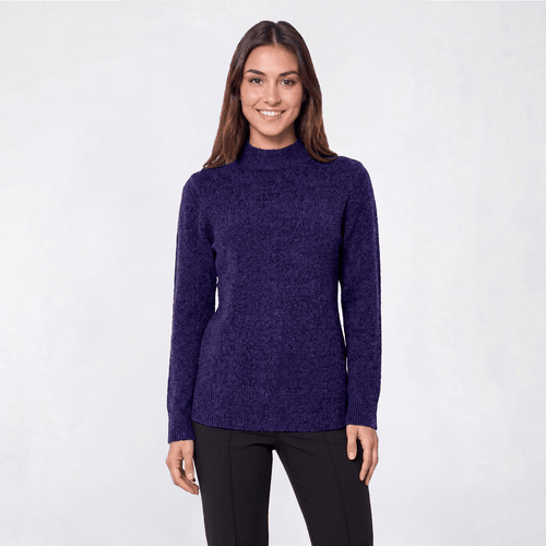 Petite Napa Valley Long Sleeve Chenille Mock Neck Sweater alternate view