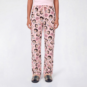 Juniors Betty Boop Striped Pajama Pants