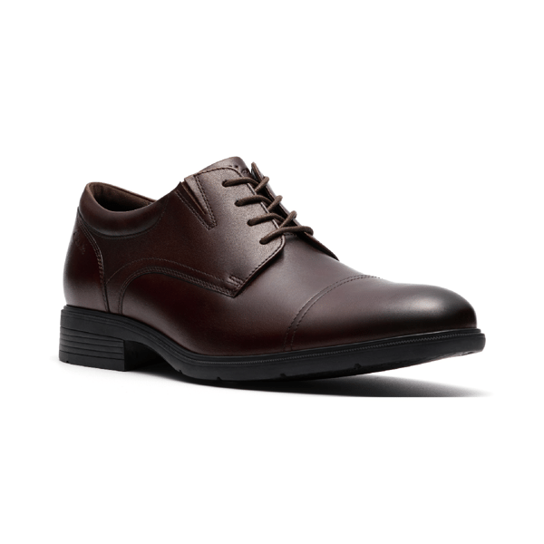 Mens Clarks(R) Steadwell Cap Oxfords