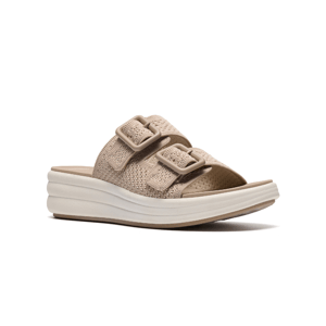 Womens Clarks(R) Cloudsteppers(tm) Drift Faye Wedge Sandals