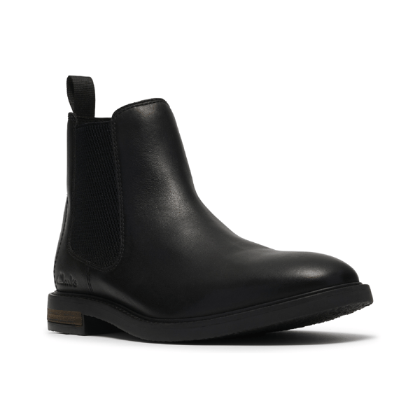 Mens Clarks(R) Jaxen Easy Chelsea Ankle Boots