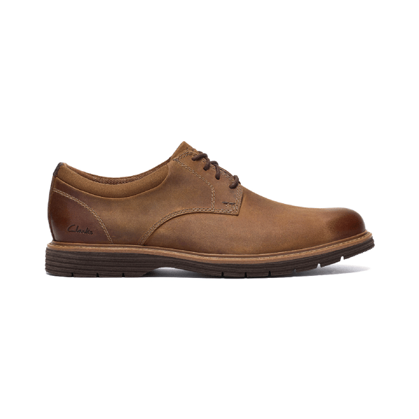 Mens Clarks(R) Baystone Plain Casual Oxfords alternate view