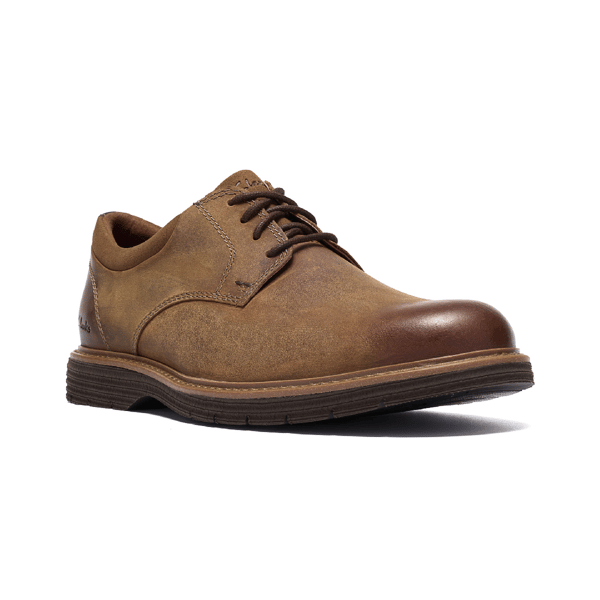 Mens Clarks(R) Baystone Plain Casual Oxfords
