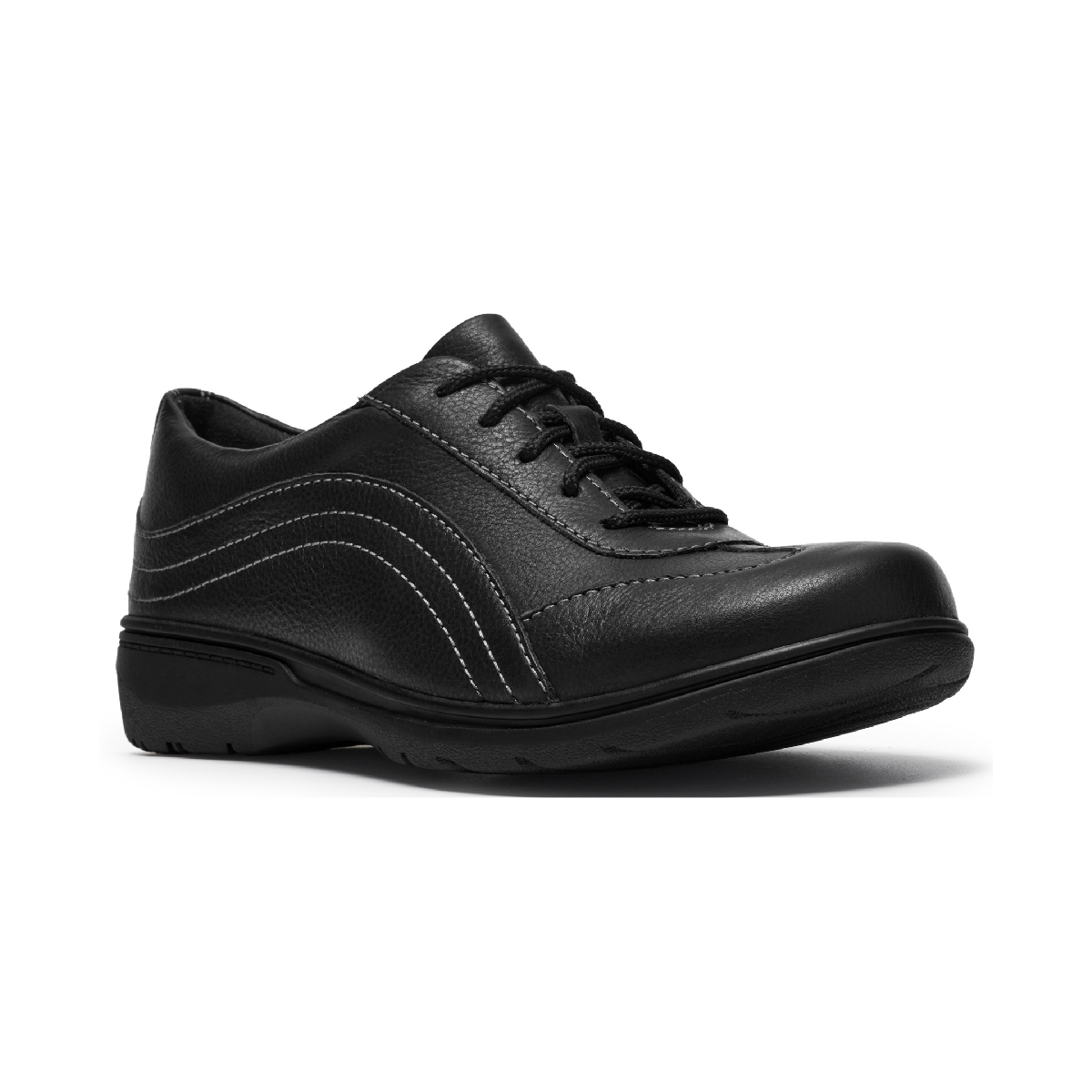 Clarks Women's Carleigh Dream Leather Work Sneakers - Black Leather
