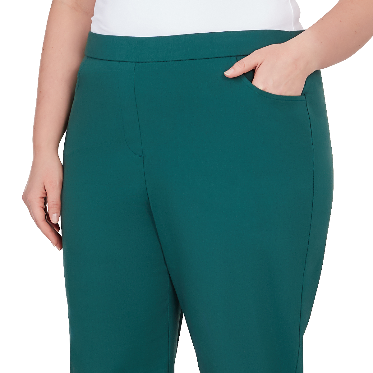 Plus Size Alfred Dunner Classic Allure Short Length Pants