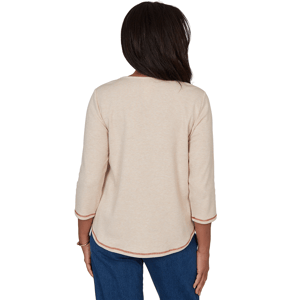 Womens Alfred Dunner Classics Scarecrow Family Blouse alternate view